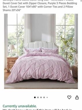 BNIP King Duvet Cover Set